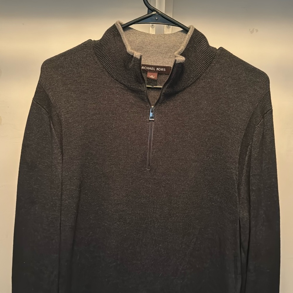Michael Kors half Zip-up sweater